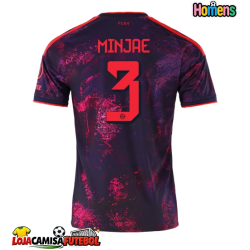 Camisa de Futebol Bayern Munich Kim Min-jae #3 Equipamento Alternativo 2026-27 Manga Curta